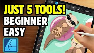 Affinity Designer 2 iPad Tutorial | 5 Tools &amp; 3 Panels That's It