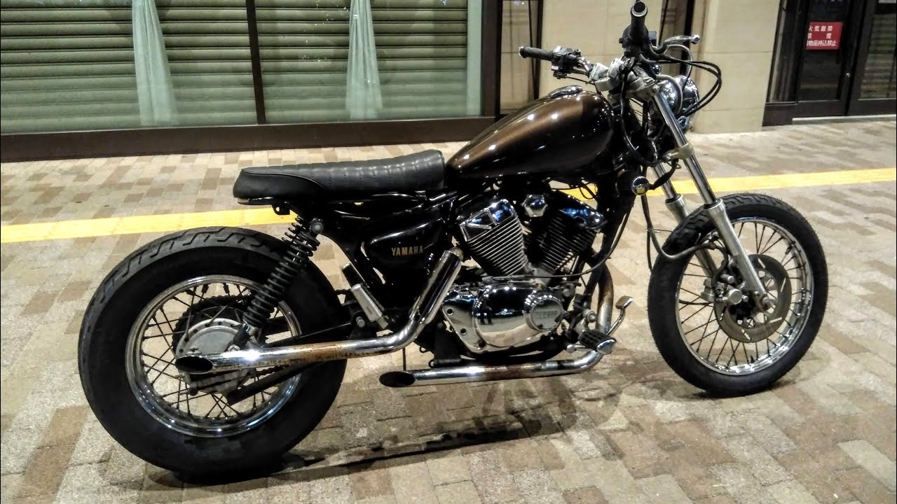 virago xv250 scrambler ビラーゴ250 カスタム virago 250 bobber