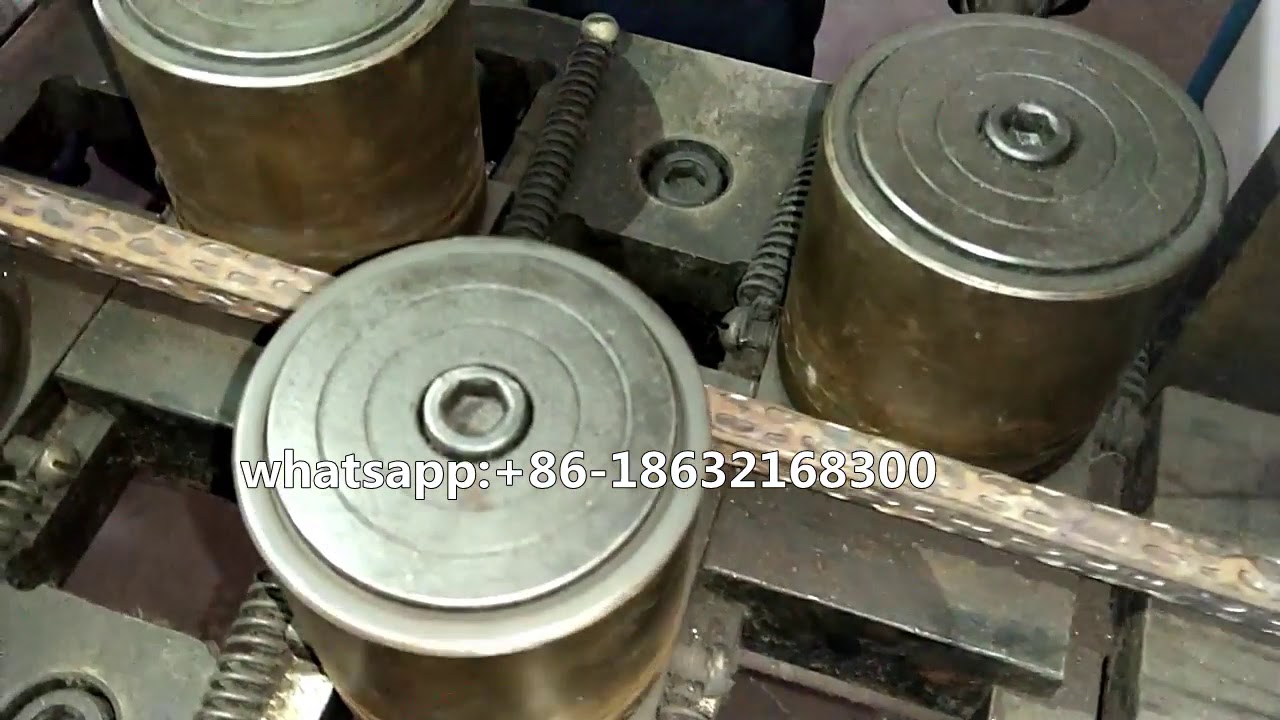 Cold Rolling Wrought Iron Square Bar Embossing Machine YouTube