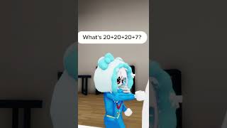 [67] BABY NEEDED HELP with her HOMEWORK 6️⃣7️⃣ #roblox #shorts #robloxshorts