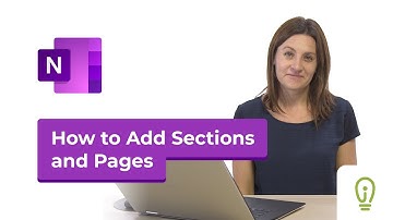 Microsoft Office 365 OneNote - Adding Sections and Pages