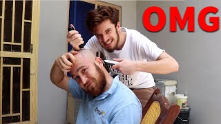 Shaving His Head In Quarantine I Ruined His Head