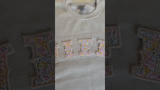 Western Theme Premium  Iron on Letter Patch DIY