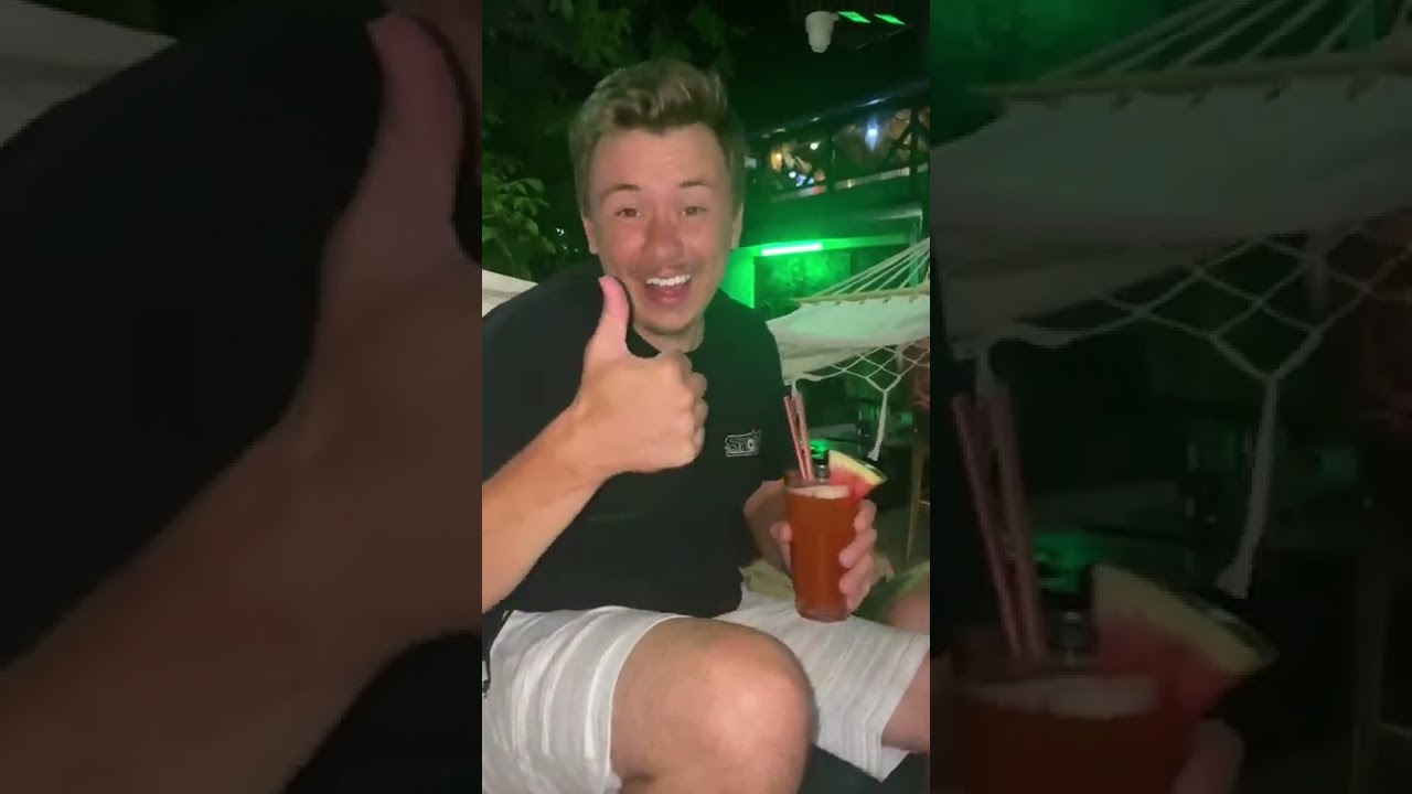 Choosing random cocktails! 