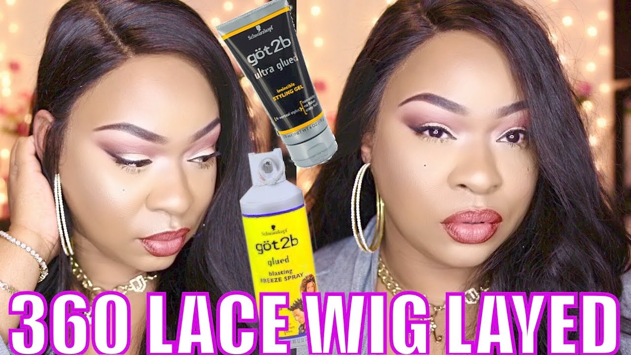 360 LACE WIG INSTALL WITH GOTS 2b GLUED GEL! Comingbuy.com