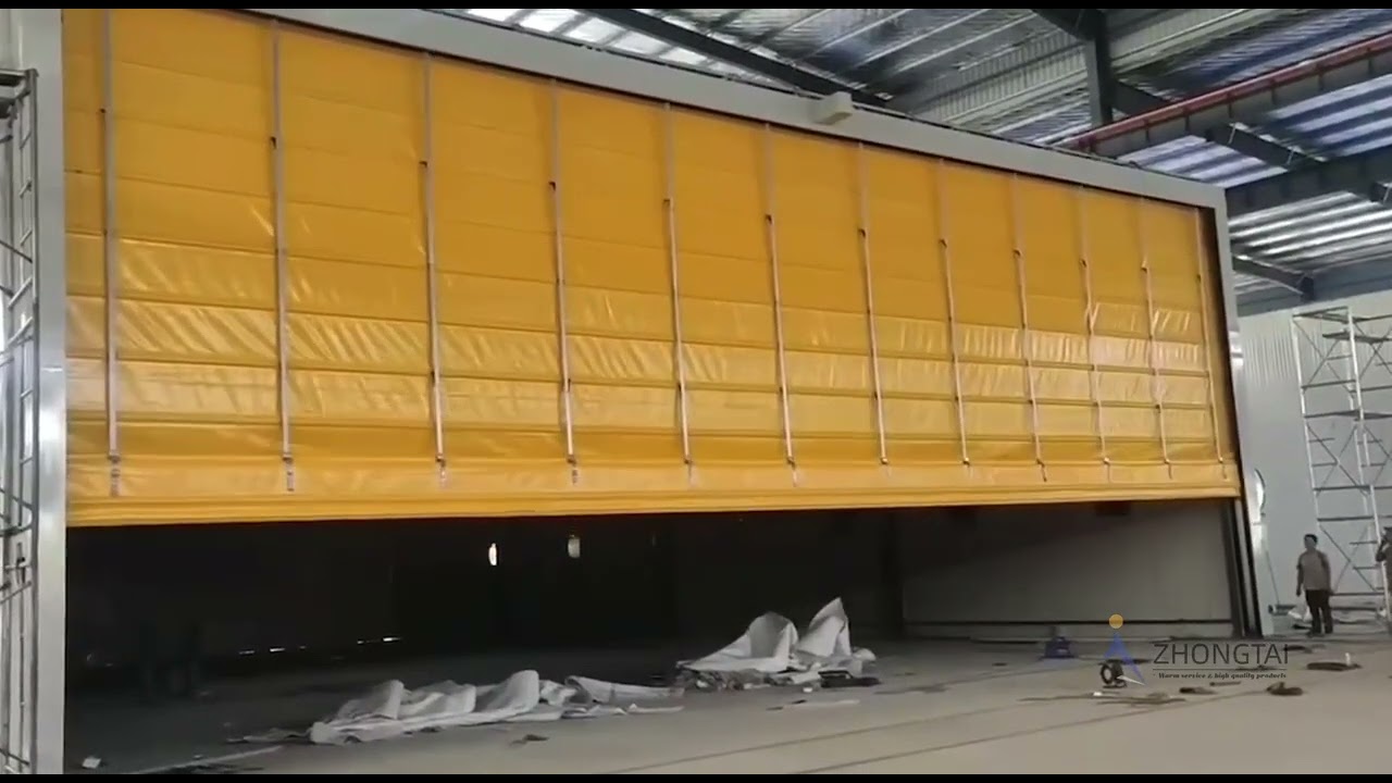 Stacking fast pvc door