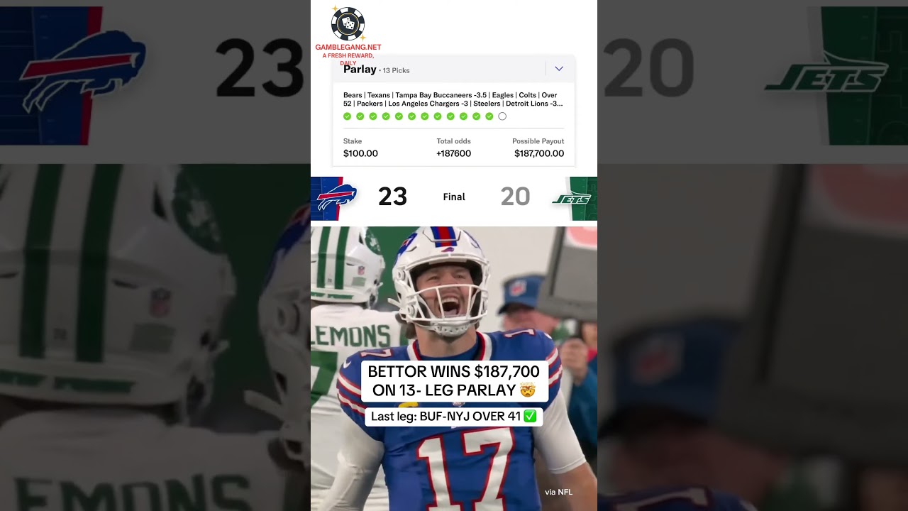 WHAT AN INSANE PARLAY 🤯 