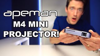APEMAN M4 MINI LED PROJECTOR REVIEW!
