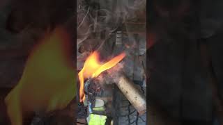 The torch method is the  best for seized leaf spring & shackle work let it burn