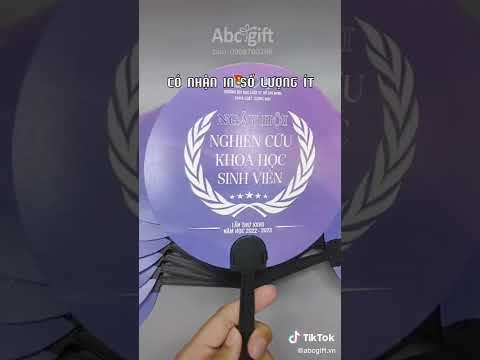 Video Quạt giấy in logo Khoa Luật Thương mại cho Ngày hội... - youtube