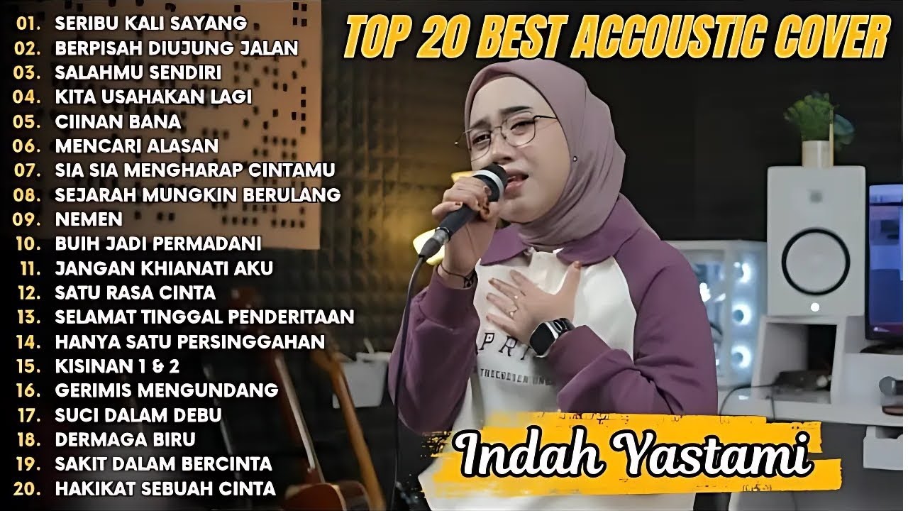 Indah Yastami Top 20 Best Akustik Terpopuler | Seribu Kali Sayang | Indah Yastami Full Album