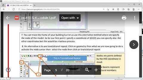 STAAD LEC 1A BASIC MODELING