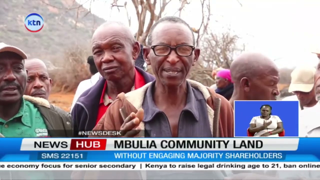 Mbulia commubity land shareholders raise concerns over move by management to subdivide land
