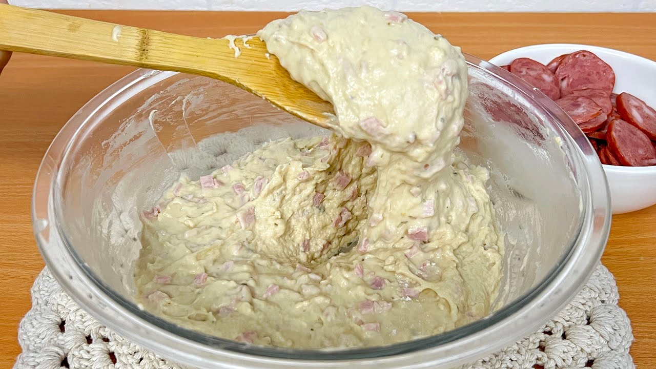 SÓ MEXER | FAÇA PÃO CASEIRO RECHEADO ASSIM SEM SOVAR | Gabriel Freitas