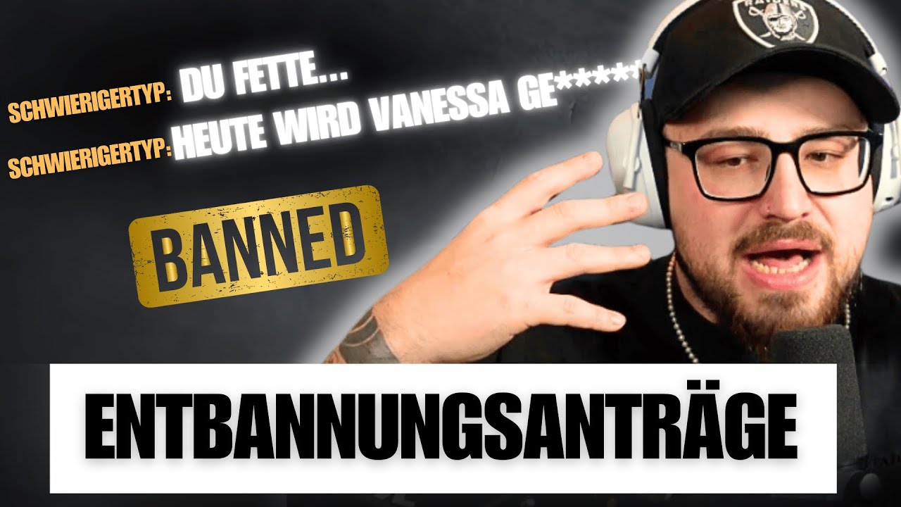 WAS HAT ER GESCHRIEBEN??? | Entbannungsanträge