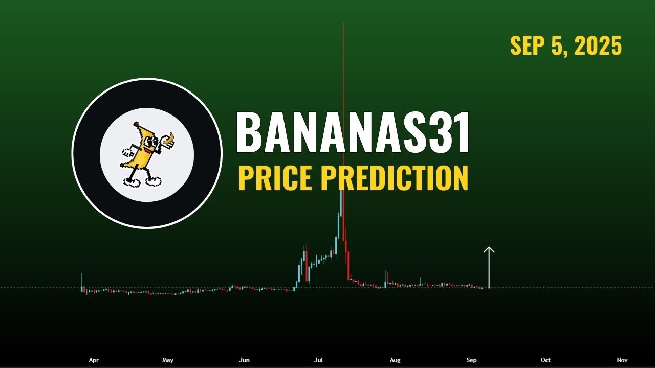 Bananas31 coin price prediction and bounce? Banana For Scale Bananas31  crypto Sep 5, 2025 - YouTube
