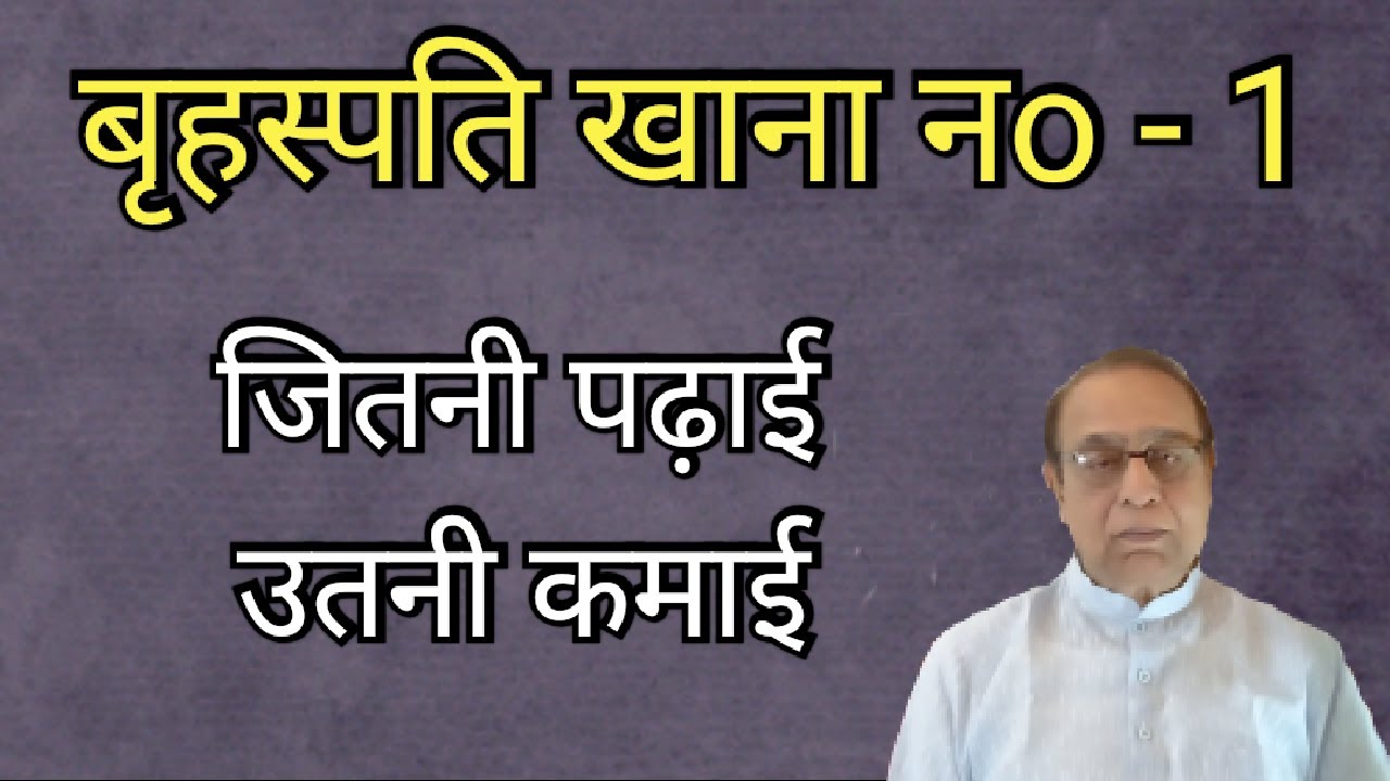 Brahaspati Khana No. 1||Jupiter in 1st house||Ashok Agarwal||Lal Kitab