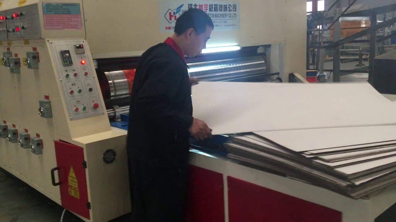 china-pizza-box-making-machine-hy-a-series-2-color-printing-cutting