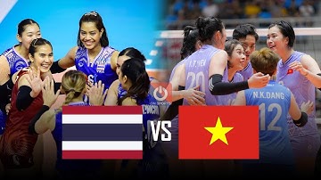 Full 4K | THAILAND vs VIETNAM | Ajcharapor - Chatchu-on vs. Thanh Thúy - Như Quỳnh