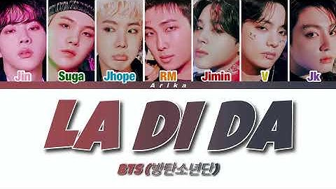 How would BTS sing “La Di Da” by EVERGLOW (Color Coded Lyrics Han/Rom/Eng)￼