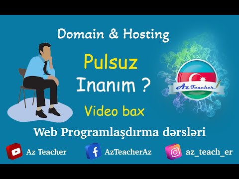 Video: Pulsuz domen adları hansılardır?