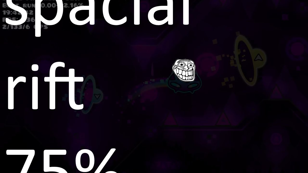 geogetry dash spacial rift 75% [HDL Roulette] - YouTube