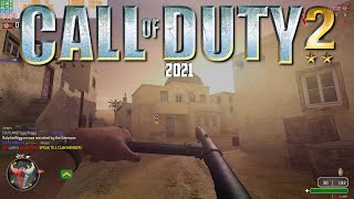 Call of Duty 2 Multiplayer 2021 Matamata Gameplay ►16 Players | 4K