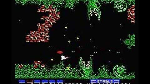 MSX - Nemesis/Gradius 2 Level 2 from scratch Clear