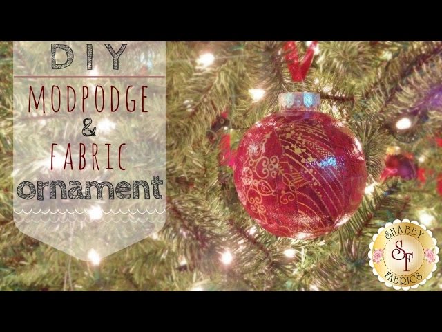 5 Ways to Mod Podge Christmas Ornaments