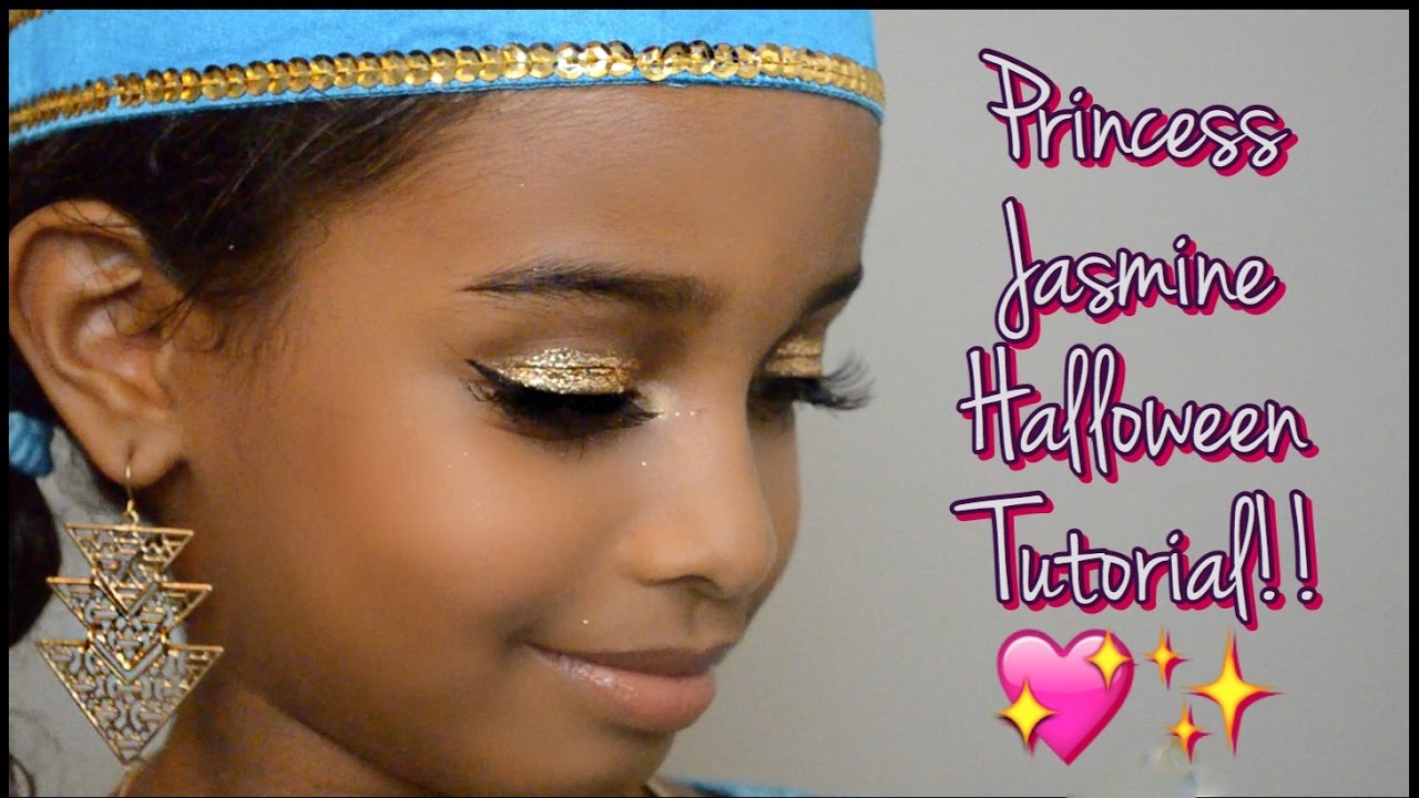 Princess Jasmine Halloween Makeup Tutorial And Costume YouTube