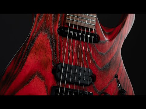 Solar Guitars AB1.6 & AB1.7 ET Pyro Rojo