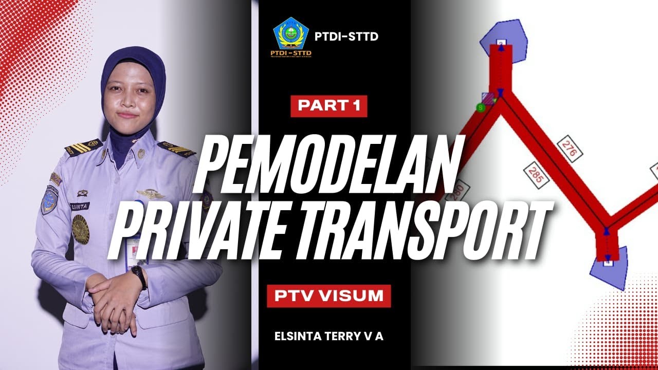 PART 1 TUTORIAL PEMODELAN PRIVATE TRANSPORT PTV VISUM - YouTube