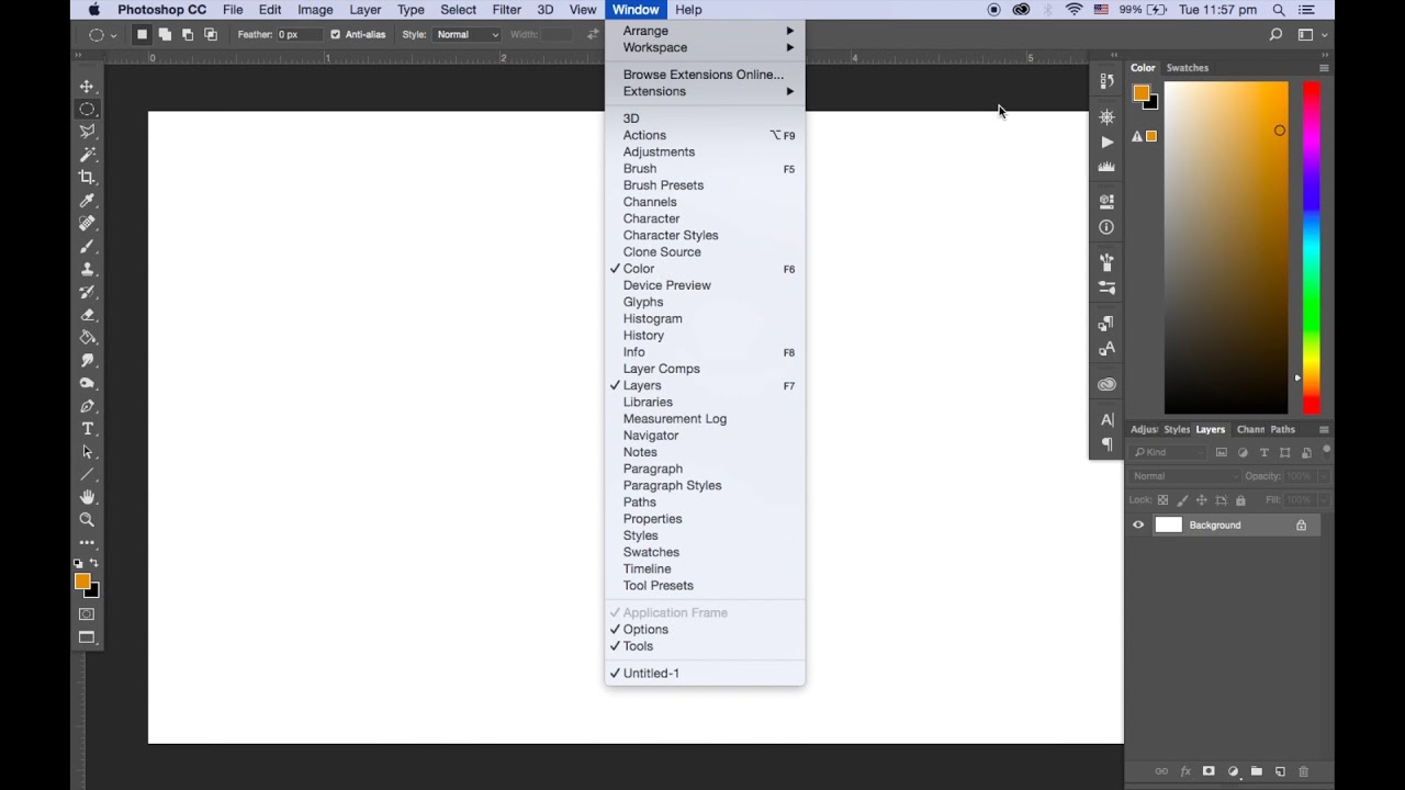 Photoshop tutorial 1 - YouTube