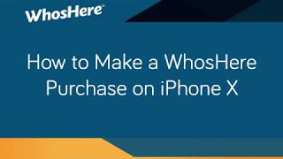 How to Make a WhosHere Purchase on iPhone X screenshot 4