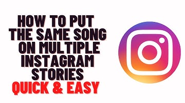 how to put the same song on multiple instagram stories 2024
