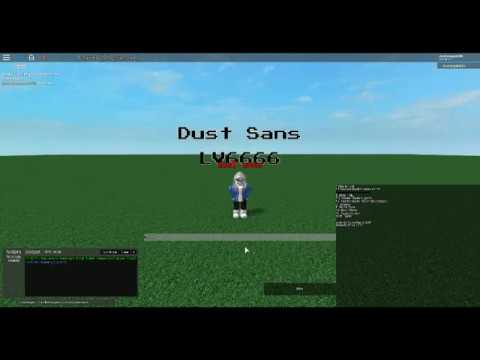 roblox script dust sans - YouTube