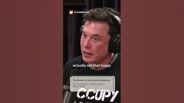 Elon Musk on The Illusion of Social Media Happiness #shorts
