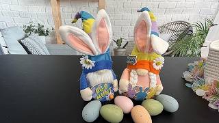 LOVE these cute bunny gnomes! Great decor!