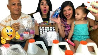 MATERIALES DE SLIME  (ft. La Escuincla, La Mamá y el Papá Dominicano ??)