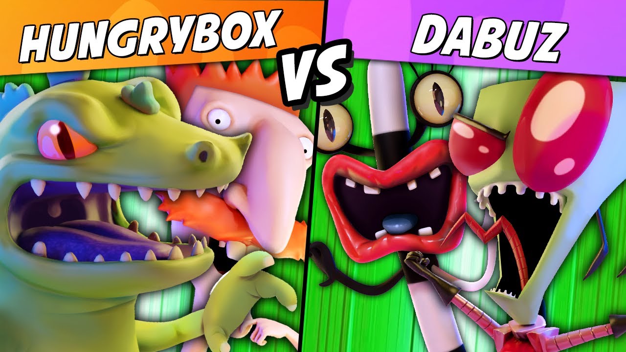 Hungrybox (Nigel / Reptar) vs Dabuz (Zim / Oblina) - Nickelodeon All-Star Brawl