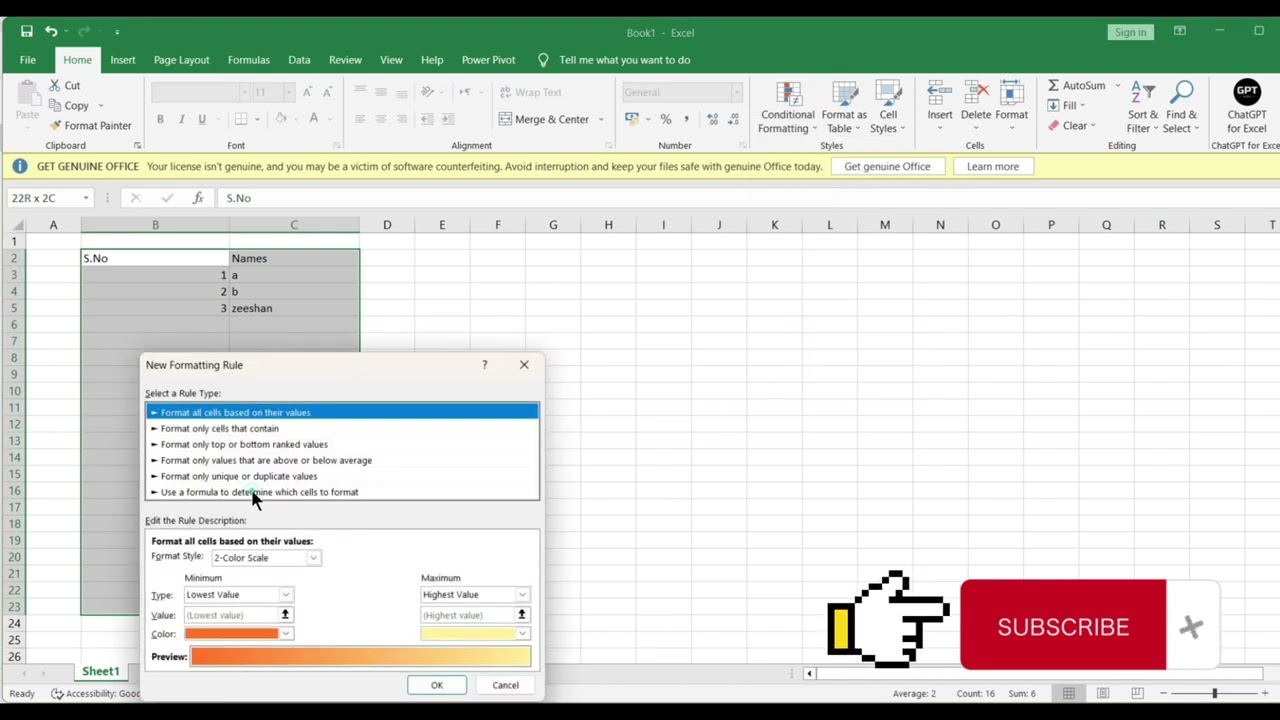 Auto Generate Serial Number In Excel Zeeshan Skills Studio YouTube Auto Generate Serial Number In Excel Zeeshan Skills Studio YouTube