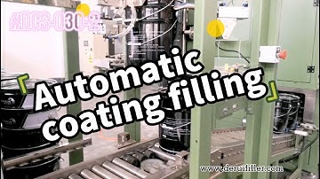 paint filling machine|Automatic paint filling line