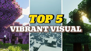Top 5 Vibrant Visual (Shader) Packs For Minecraft | MCBE | MCPE | MARKETPLACE