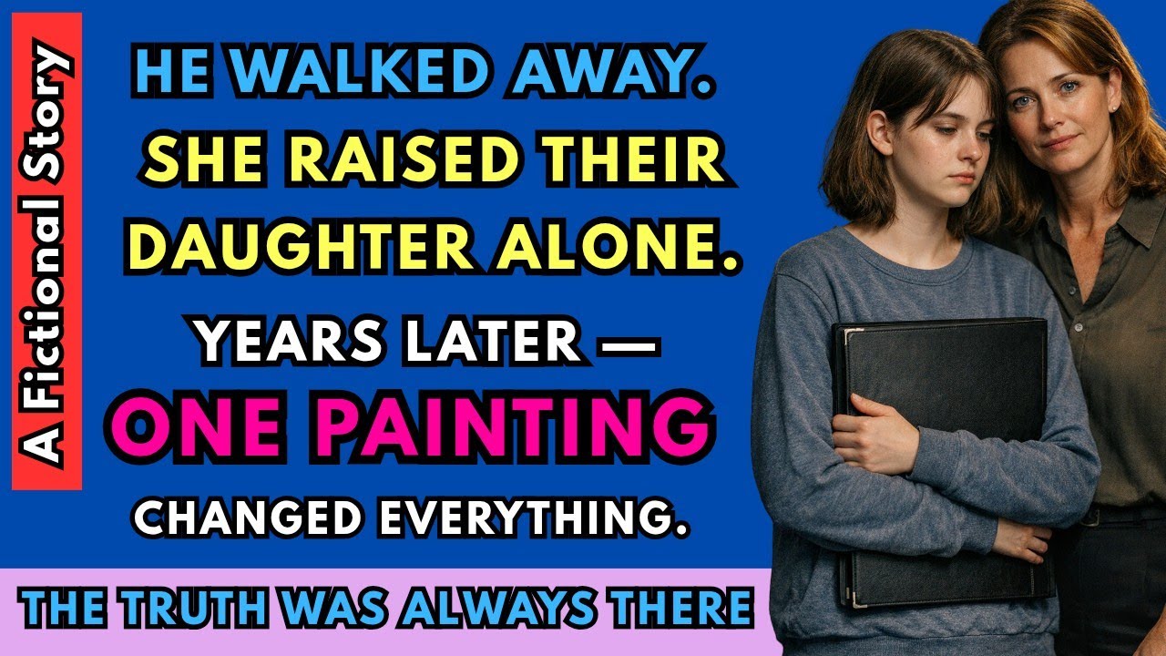 My Husband Abandoned Our Child — Years Later, Her Art Exposed the Truth...
