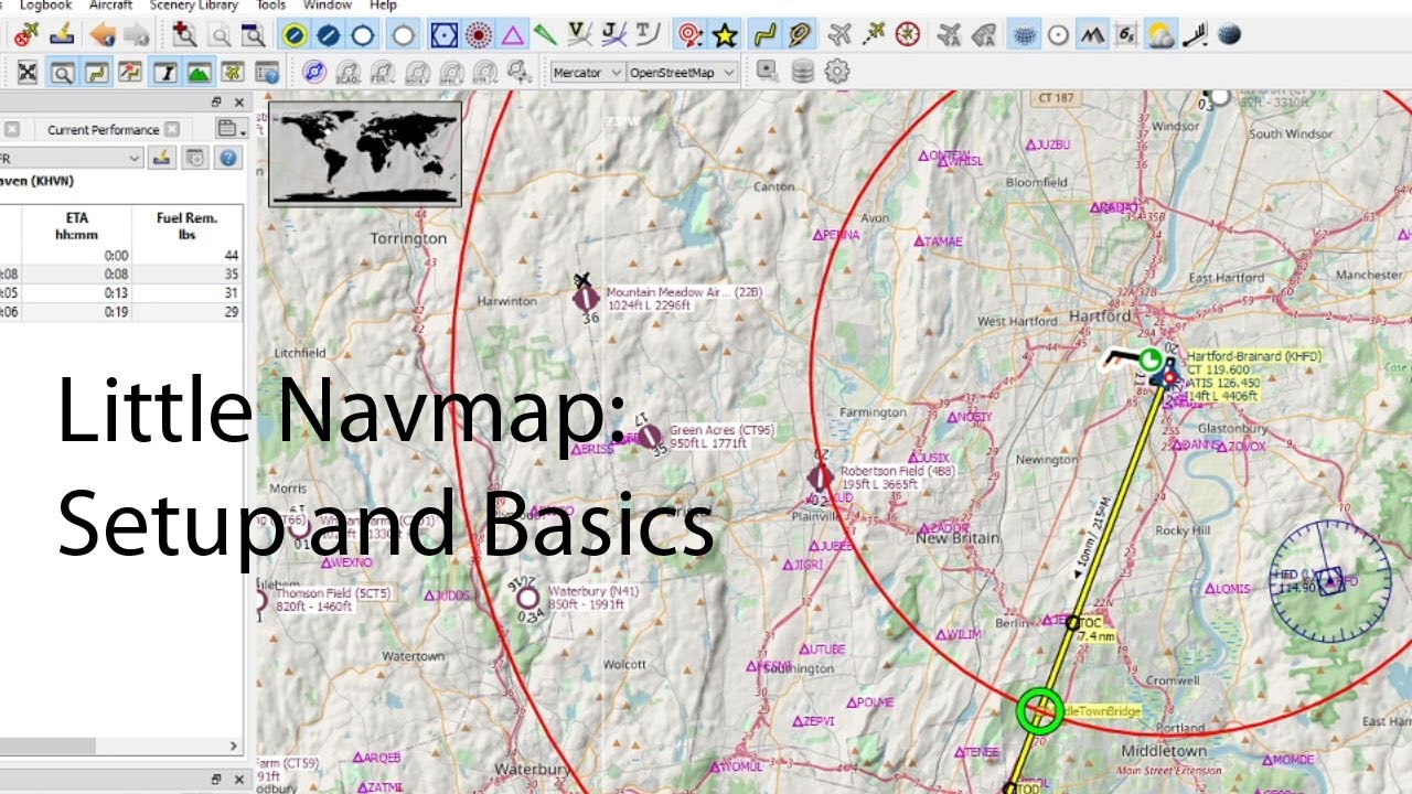 Little Navmap basics and setup.