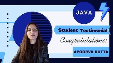What Apoorva Dutta Says about Java Training Course in Chandigarh at ThinkNEXT?