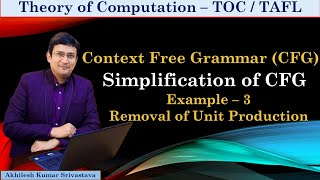 Simplification of Context Free Grammar (CFG) - Example 3 thumbnail