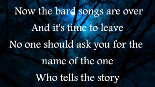 Video thumbnail of "Blind Guardian The Bards Song lyrics"