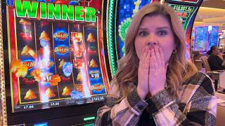 Ruby Plays the Quick Hit Link Slots in Las Vegas!