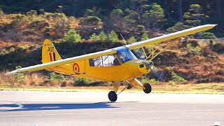 Skyfalk – Piper L-18C Cub | Display training at Stord airport, October 2023